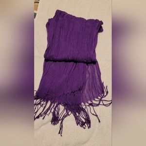 Purple scarf/shoulder wrap